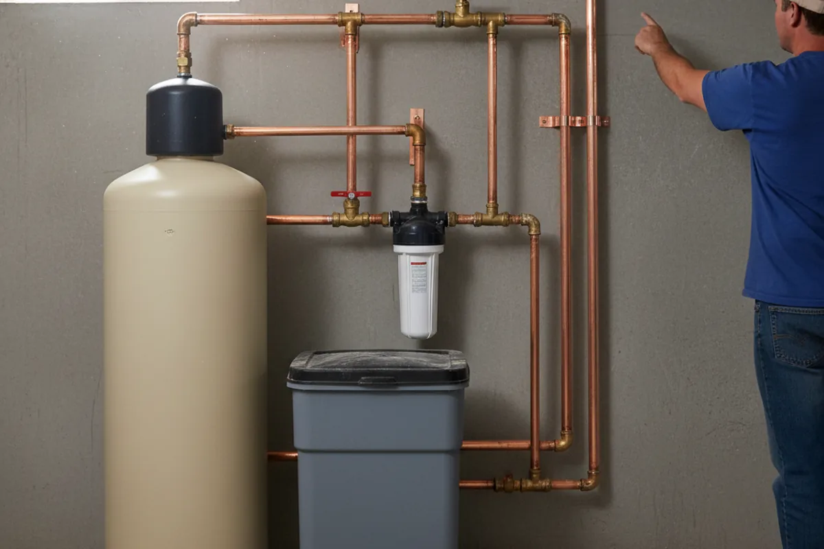 Whole-house water treatment system installed in Harmony